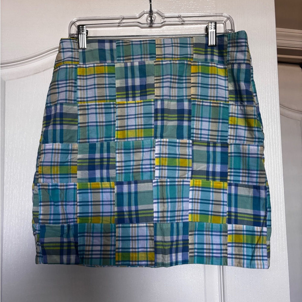 Talbots Plaid Patchwork Skirt - Multicolor